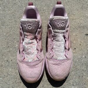 Nike KD 15 Aunt Pearl Pink Floral Basketball Shoes DQ3851-600 Mens Size 16